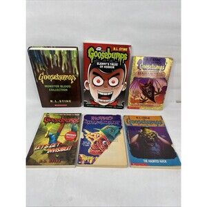 RL Stine Goosebumps Lot Books Horror Graphic Fear Street Monster Blood Collect